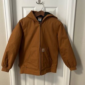 Carhartt Hooded Insulated Zip Jacket (Boys Large 14/16)